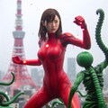巨大ヒロインレッドレディ 2枚目