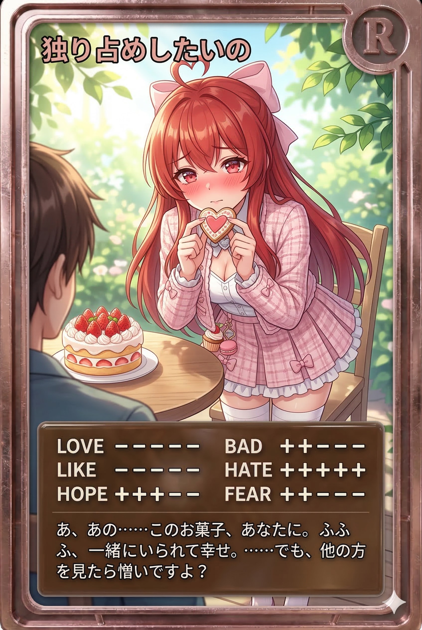 朝カード「独り占めしたいの」 | の人気AIイラスト・グラビア