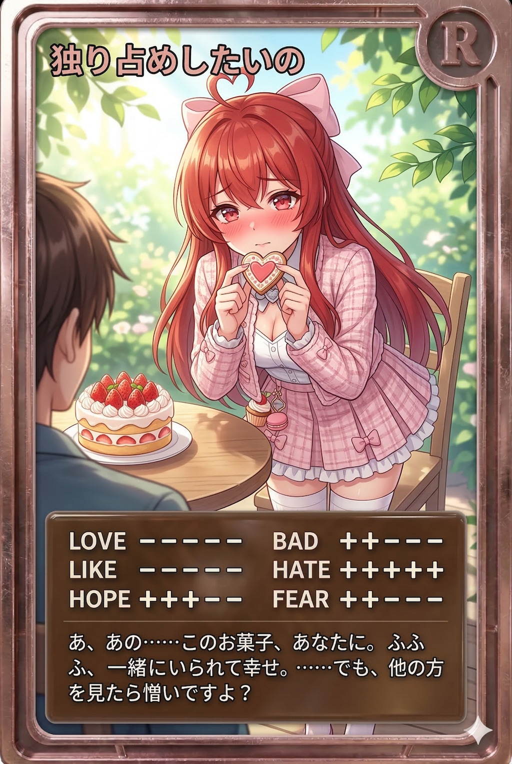 朝カード「独り占めしたいの」