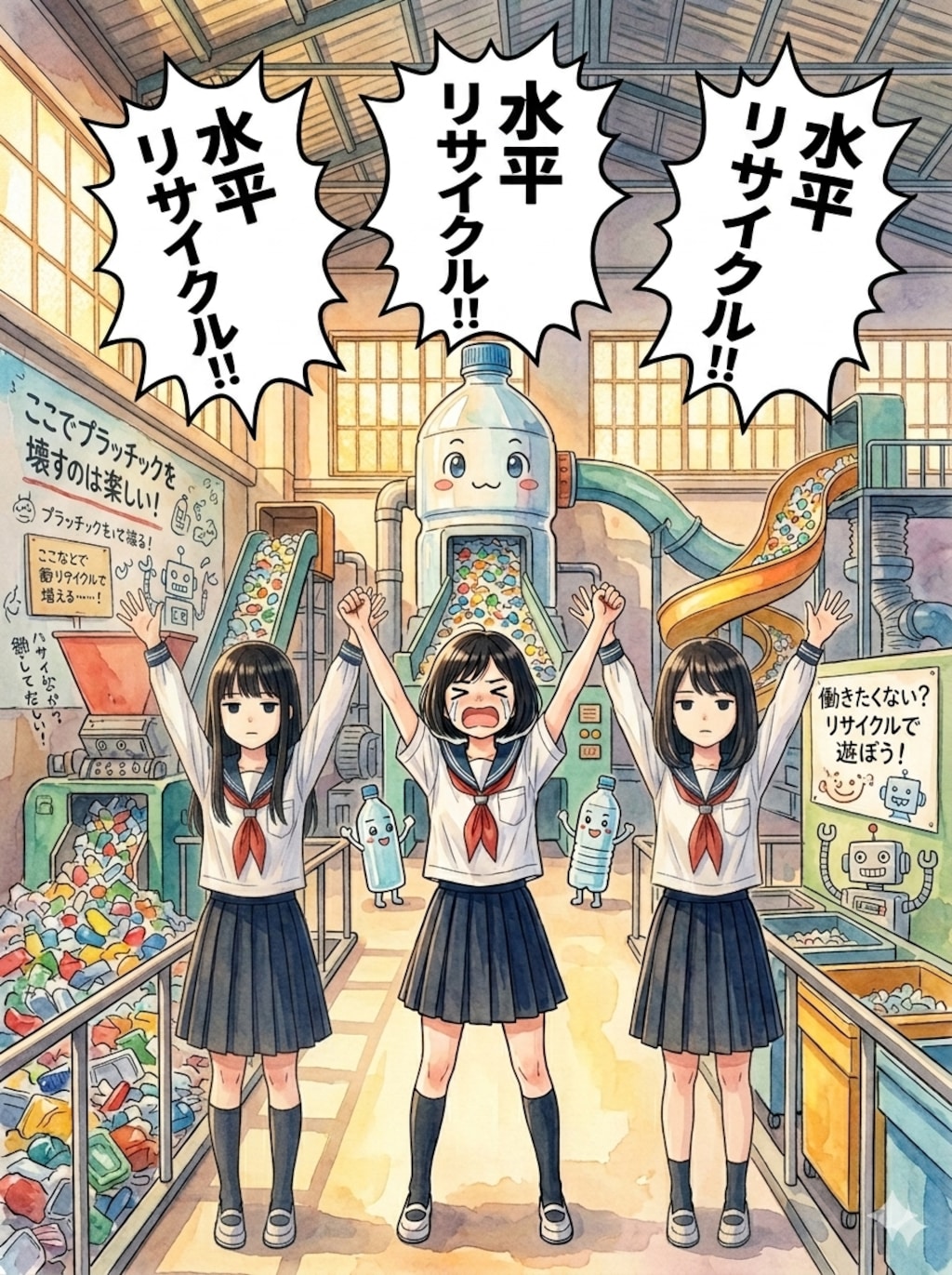 水平リサイクル！水平リサイクル！！