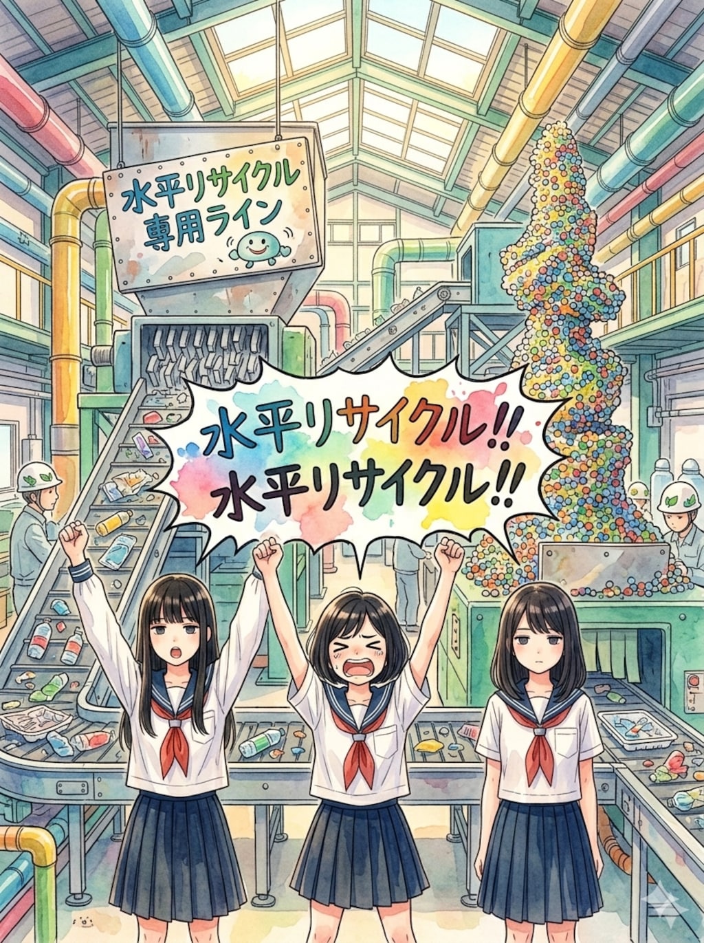 水平リサイクル！水平リサイクル！！