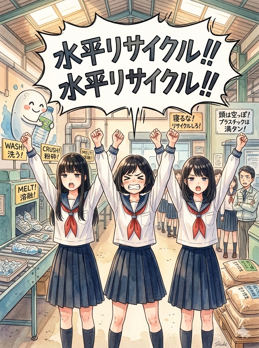 水平リサイクル！水平リサイクル！！ | の人気AIイラスト・グラビア