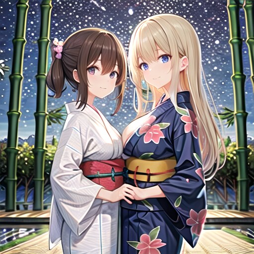 「今夜は七夕ね、お父さん💞」の画