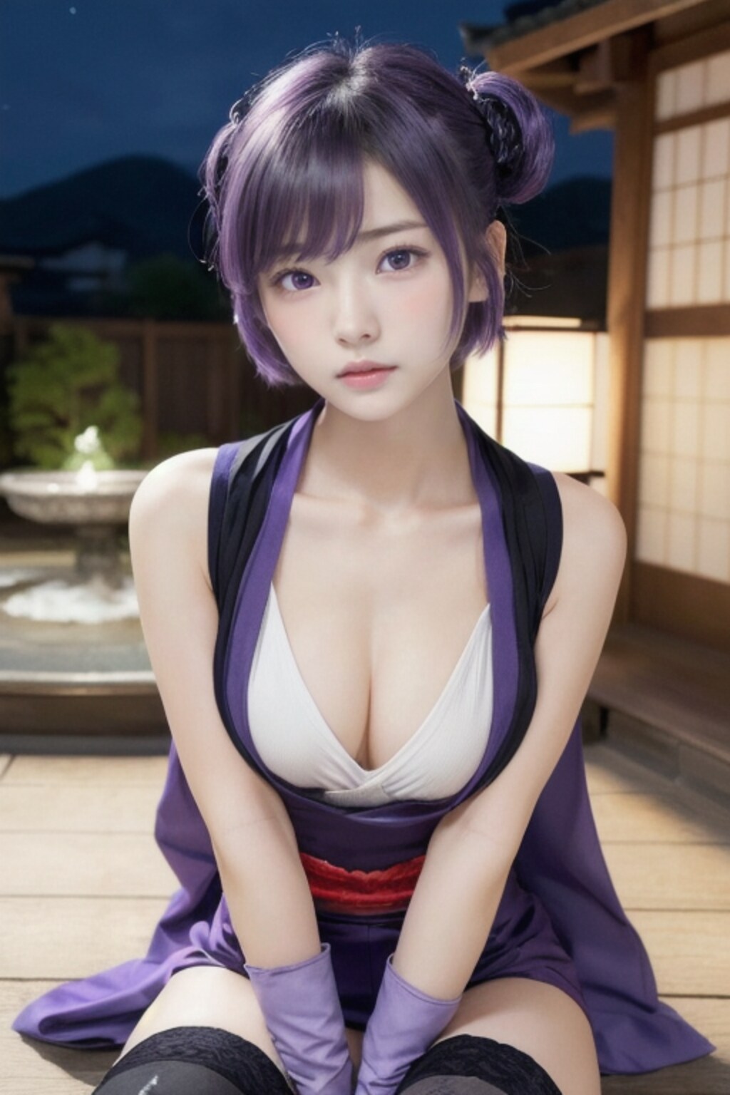 月夜のおぱ忍者