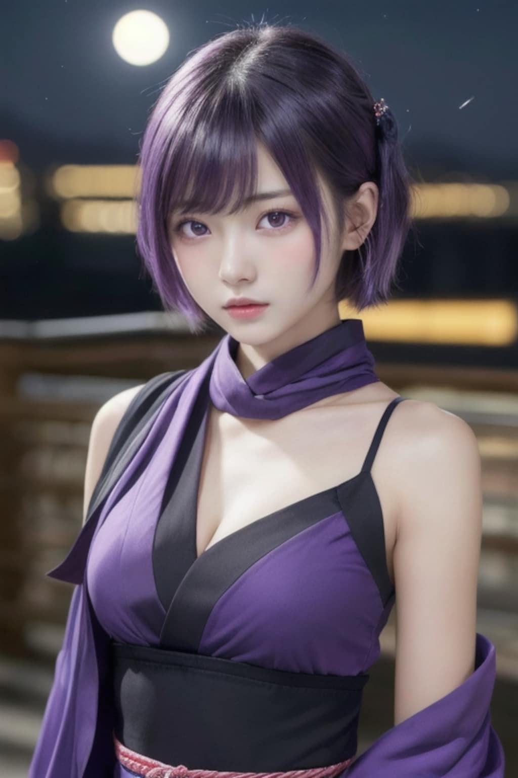 月夜のおぱ忍者
