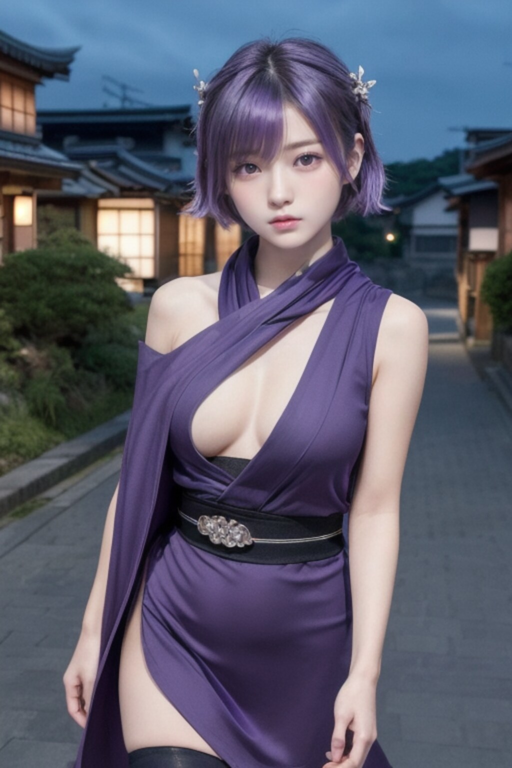 月夜のおぱ忍者
