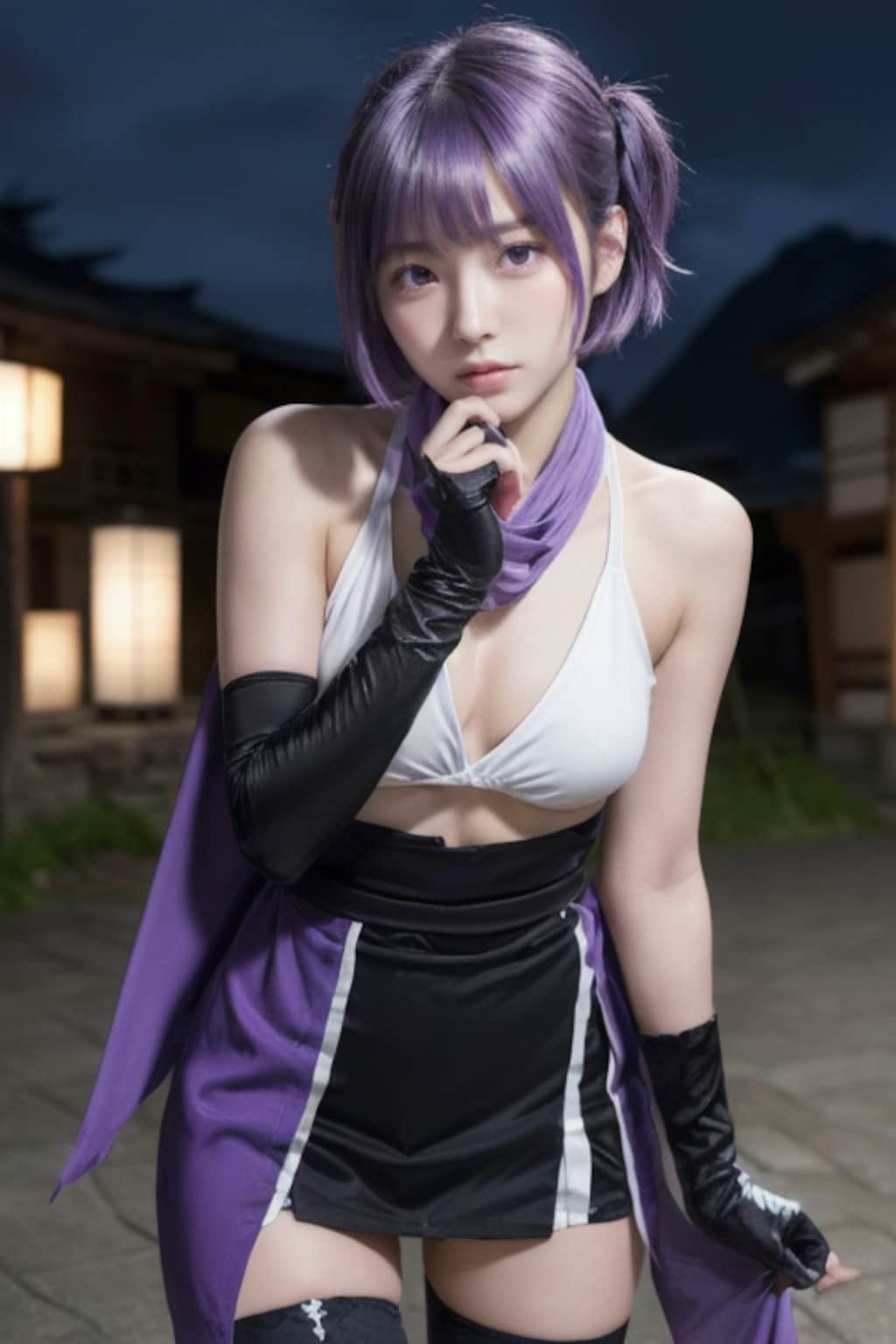 月夜のおぱ忍者