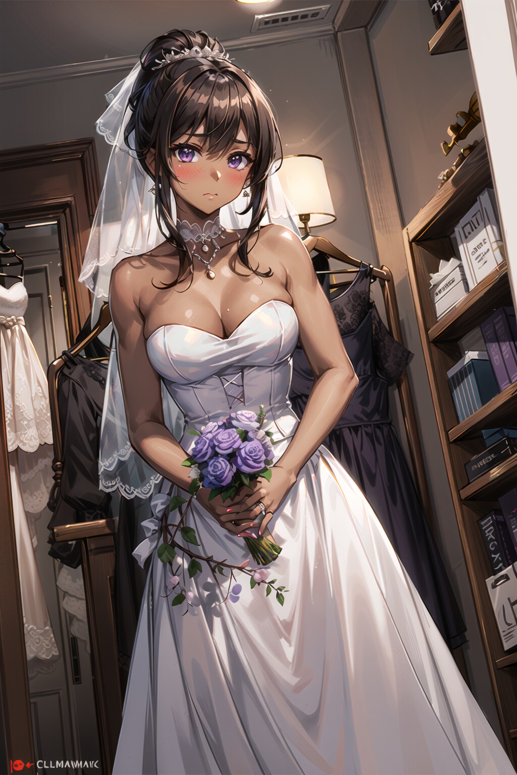 サイバーパンク褐色娘・ジューンブライド