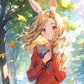 うさぎ娘のミミ🐰🥕✨（デイリー報酬チャレンジ🍞🥐🥖） 2枚目