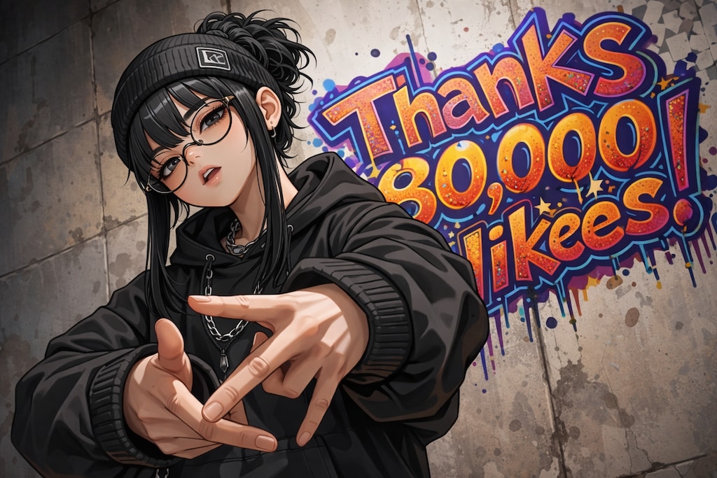 80,000いいね ありがとう