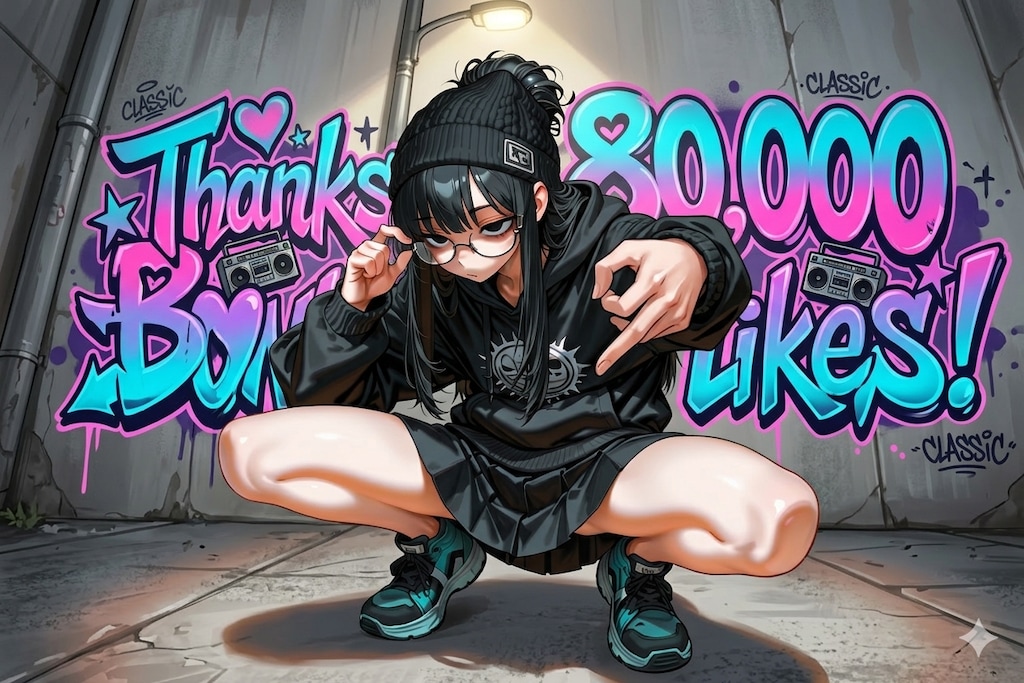 80,000いいね ありがとう