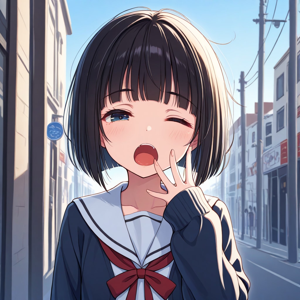 ふわぁ～(´Д｀)