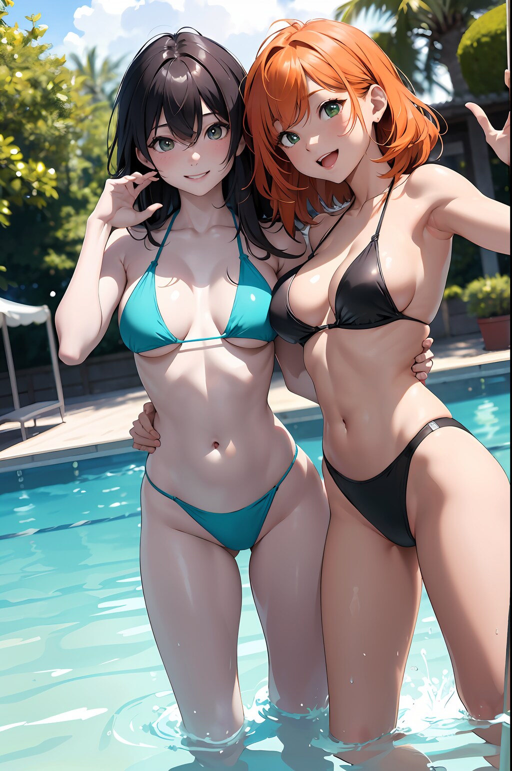一緒に泳ごう