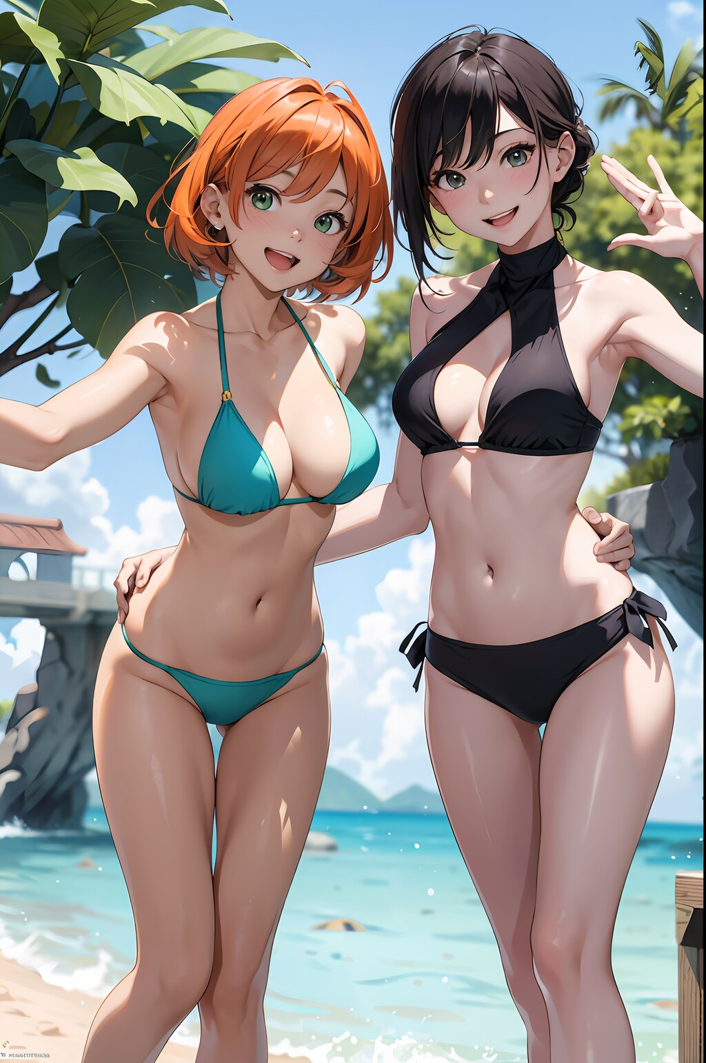一緒に泳ごう