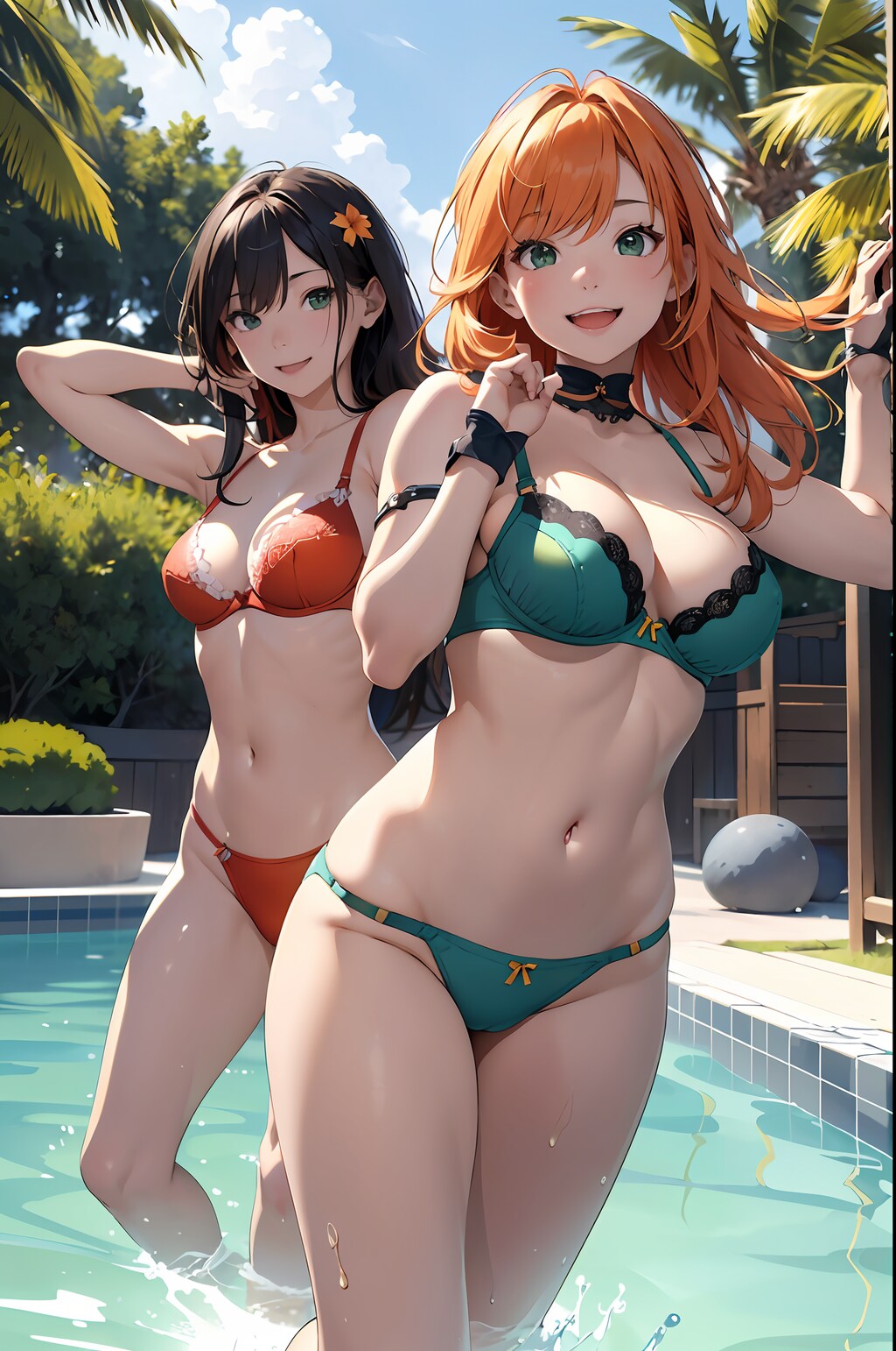 一緒に泳ごう