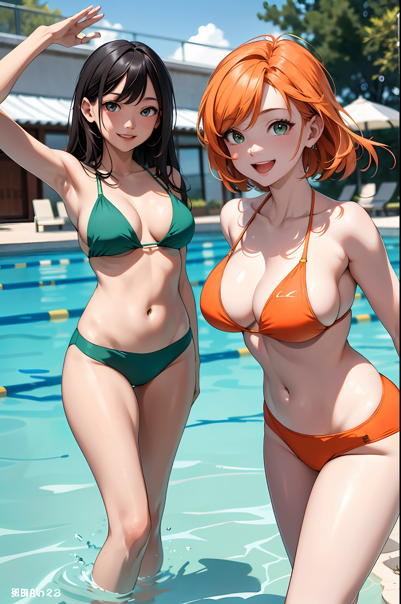 一緒に泳ごう