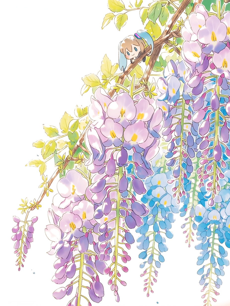 満開の藤 | の人気AIイラスト・グラビア