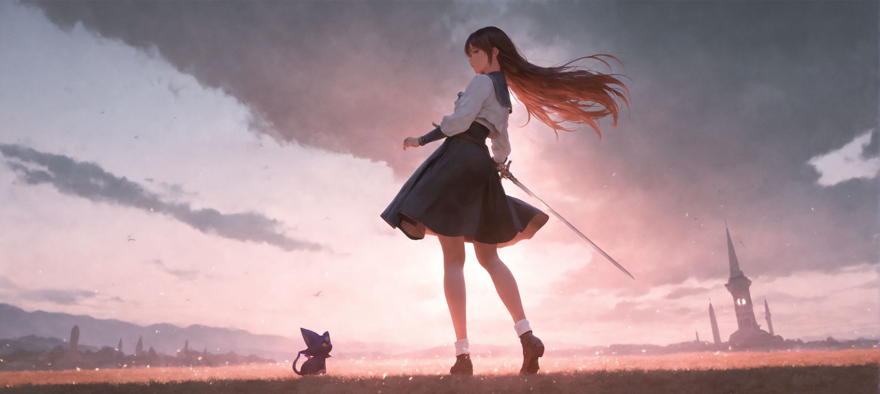 茜空の境界線 | の人気AIイラスト・グラビア