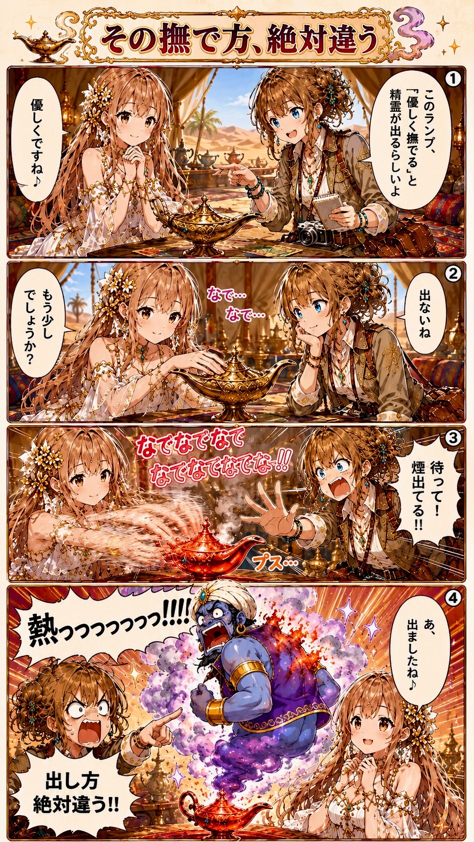ランプの魔人の出し方 | の人気AIイラスト・グラビア