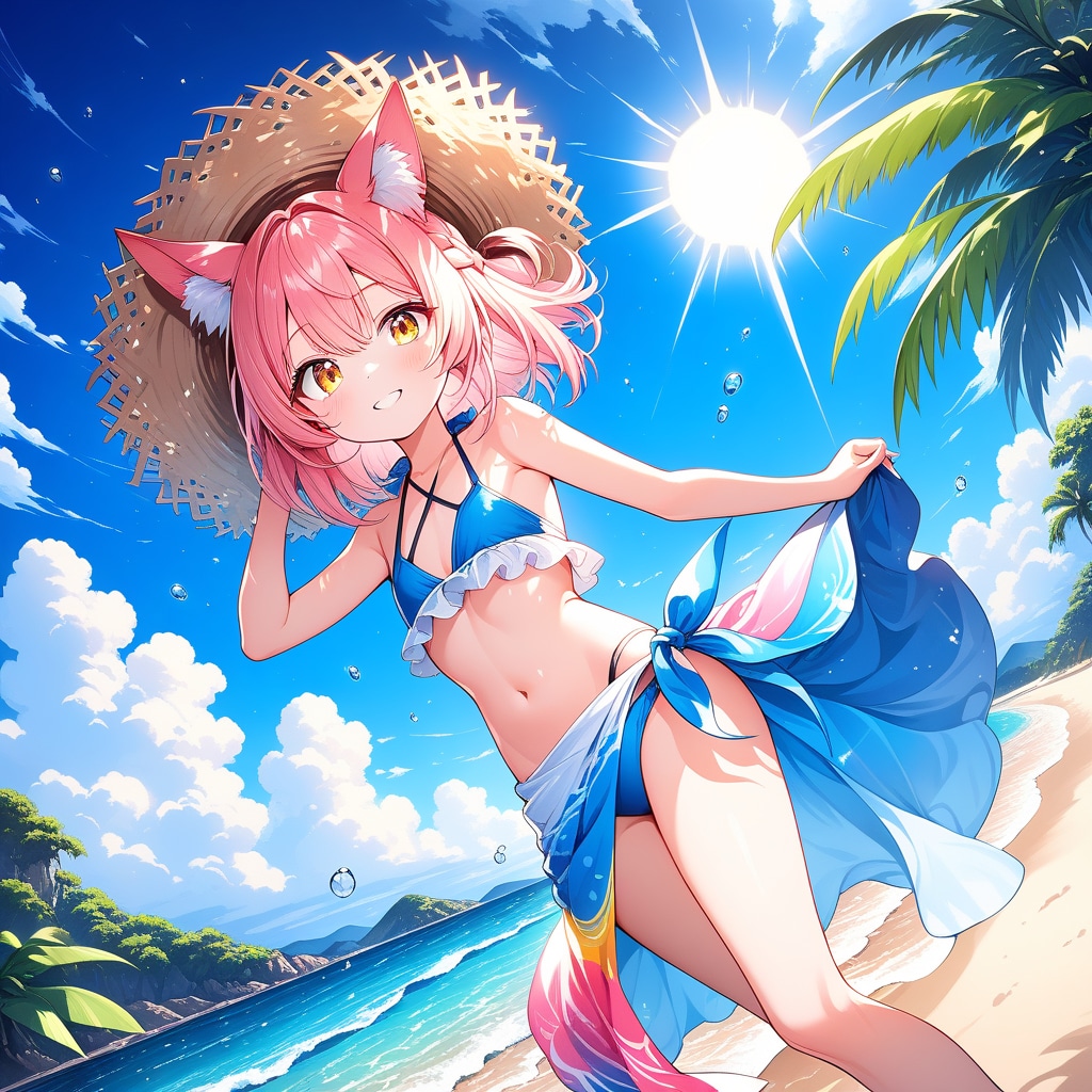 海辺の狐娘・長女