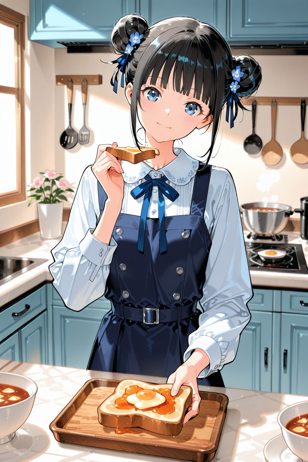 おだんごちゃん🍡✨と朝ごはん🍚✨　1/15