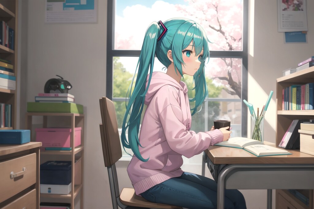 さてと、勉強しなきゃ