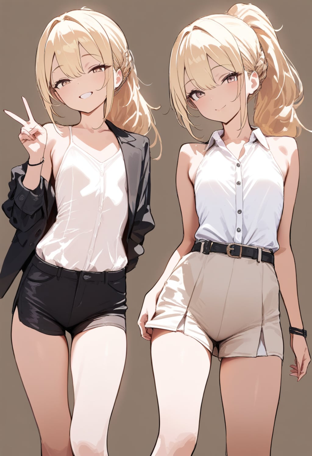 職場の金髪お姉さま