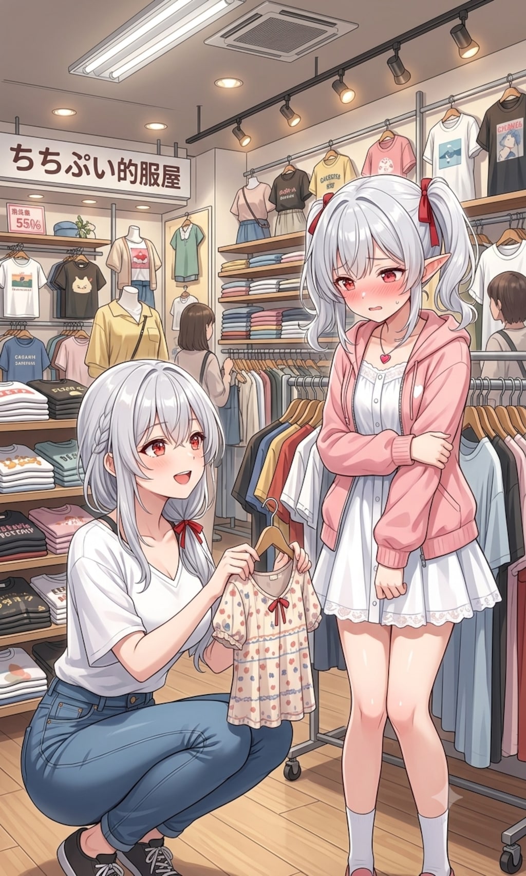 Stunted Blueさんの相馬華澄さんとシロネさん