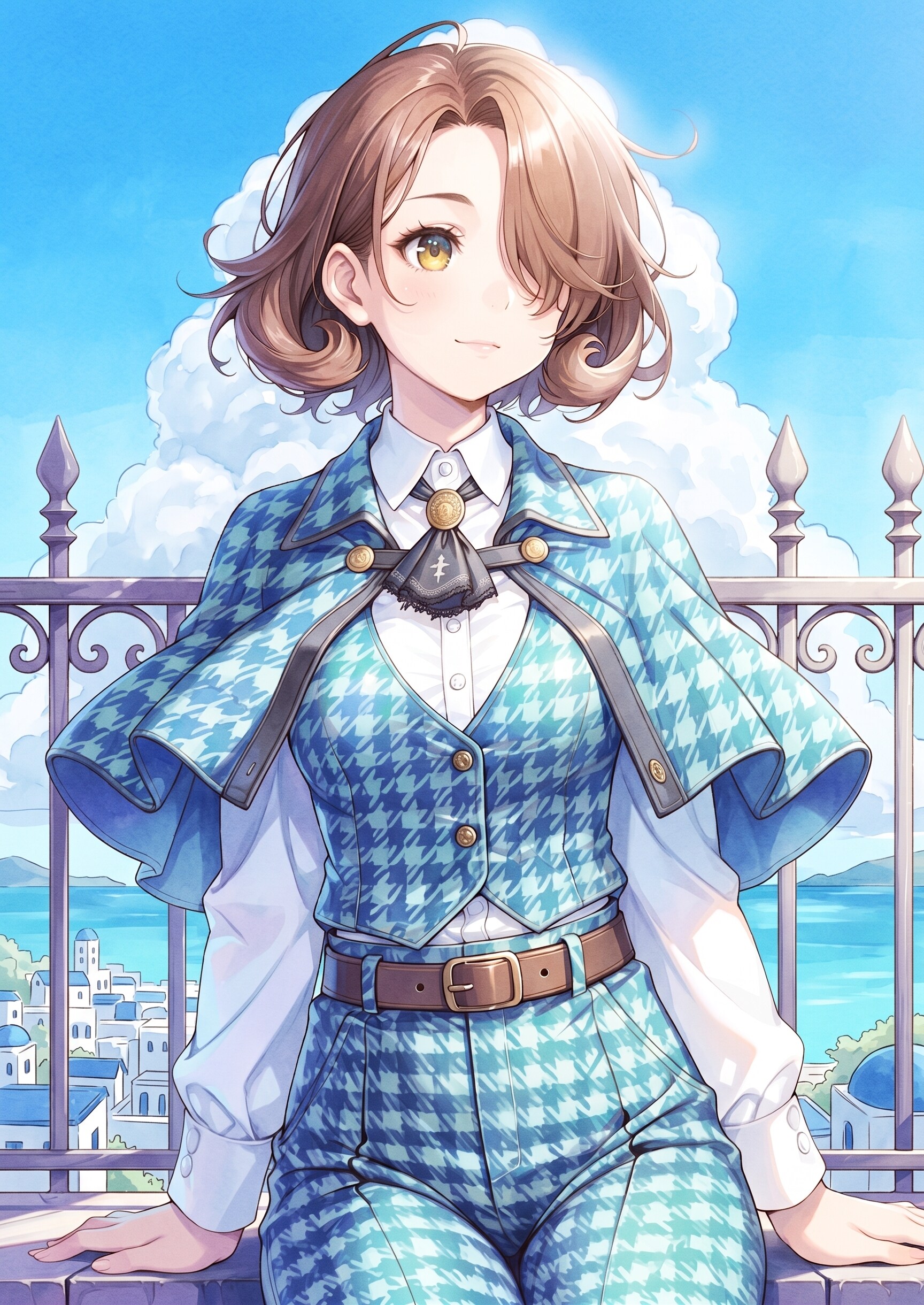地中海、夏、水彩 | の人気AIイラスト・グラビア