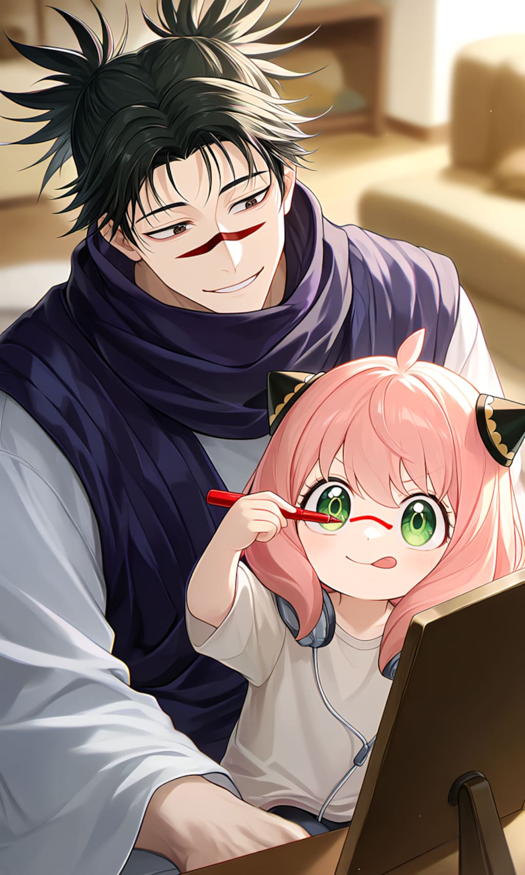 脹相とアーニャ
