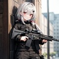 おさげとHK416 6枚目