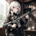 おさげとHK416 7枚目