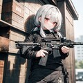 おさげとHK416 4枚目