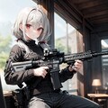 おさげとHK416 8枚目