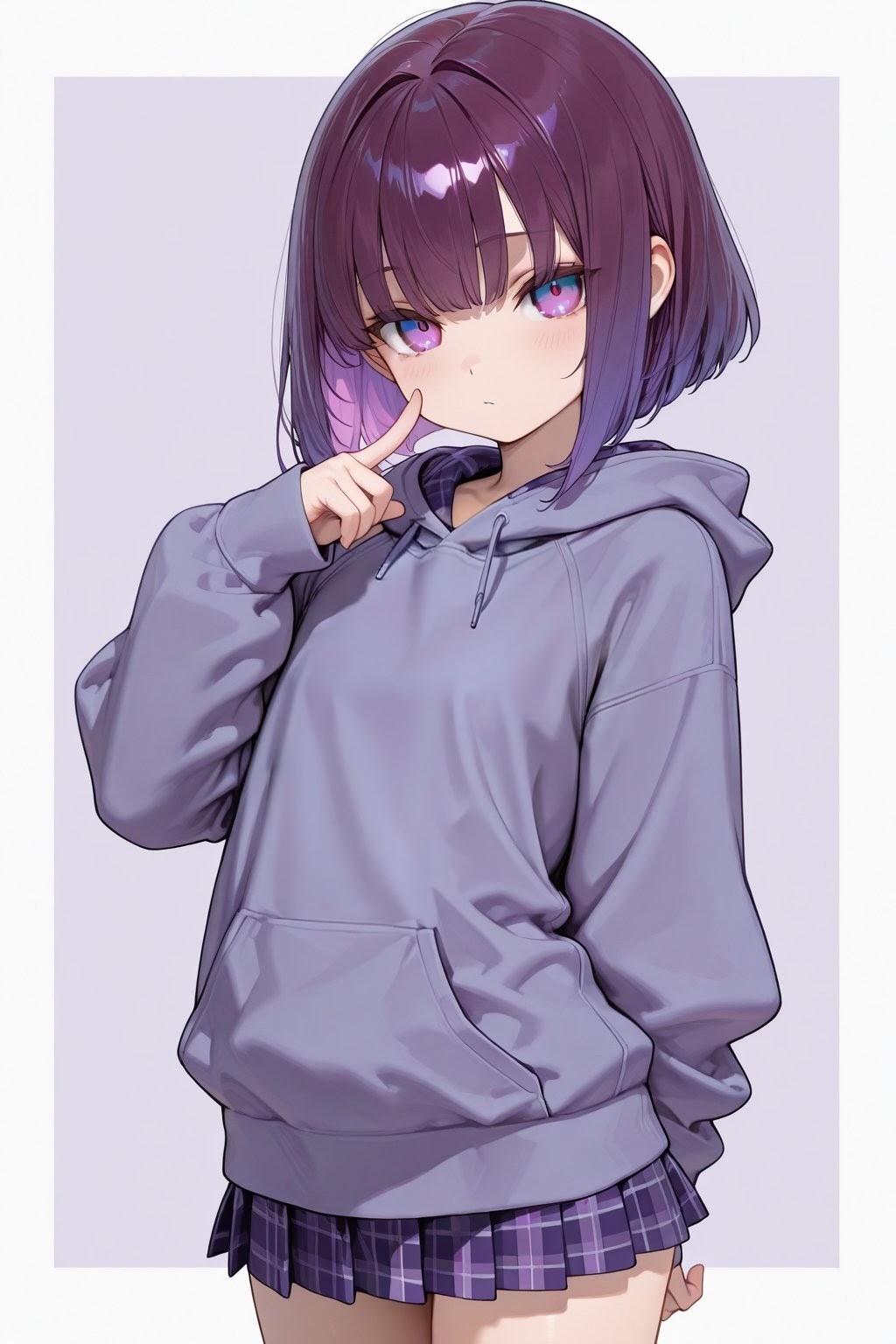 紫色が似合う女の子　おまけ1