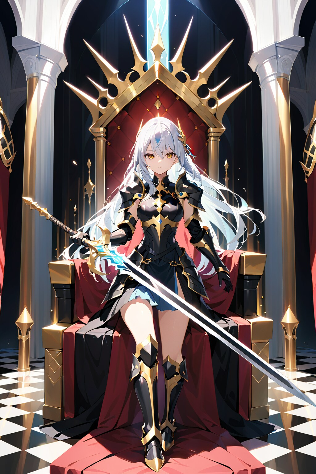 漆黒鎧の姫騎士