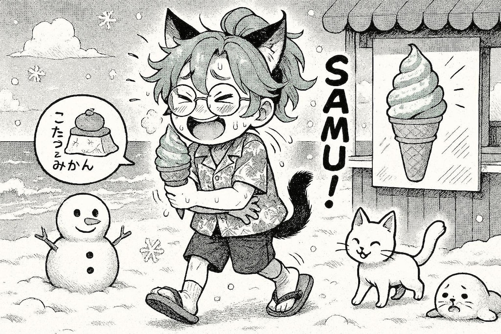 寒すぎてサムになる