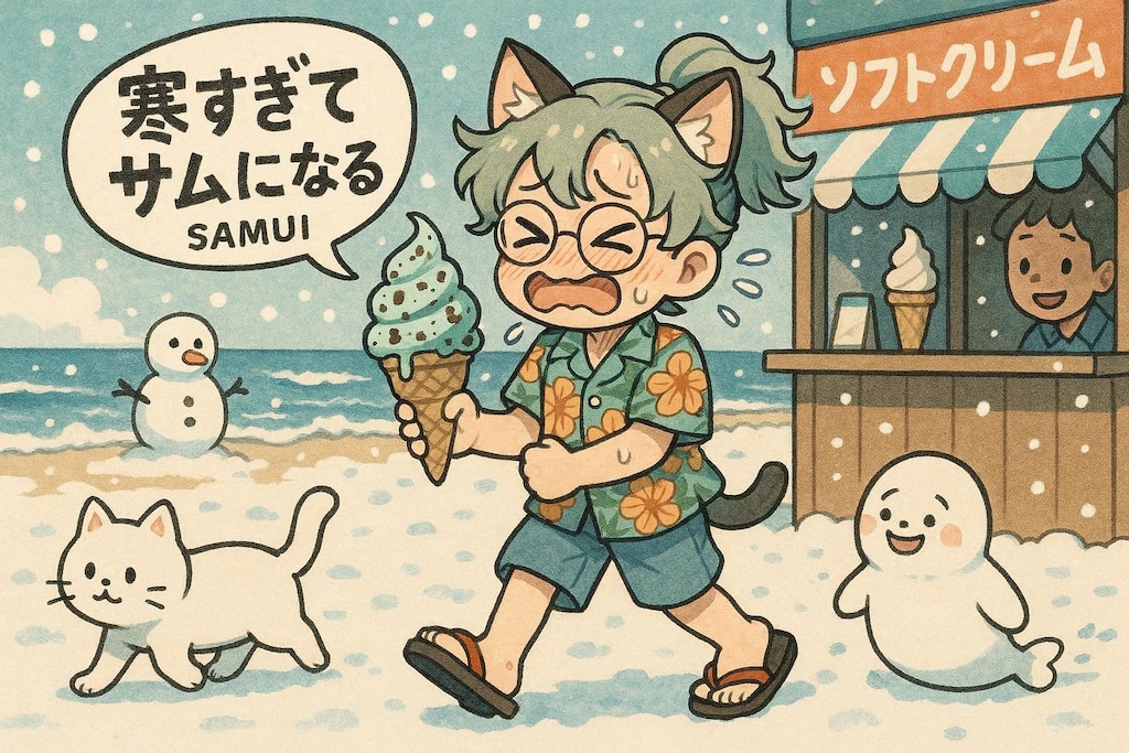 寒すぎてサムになる