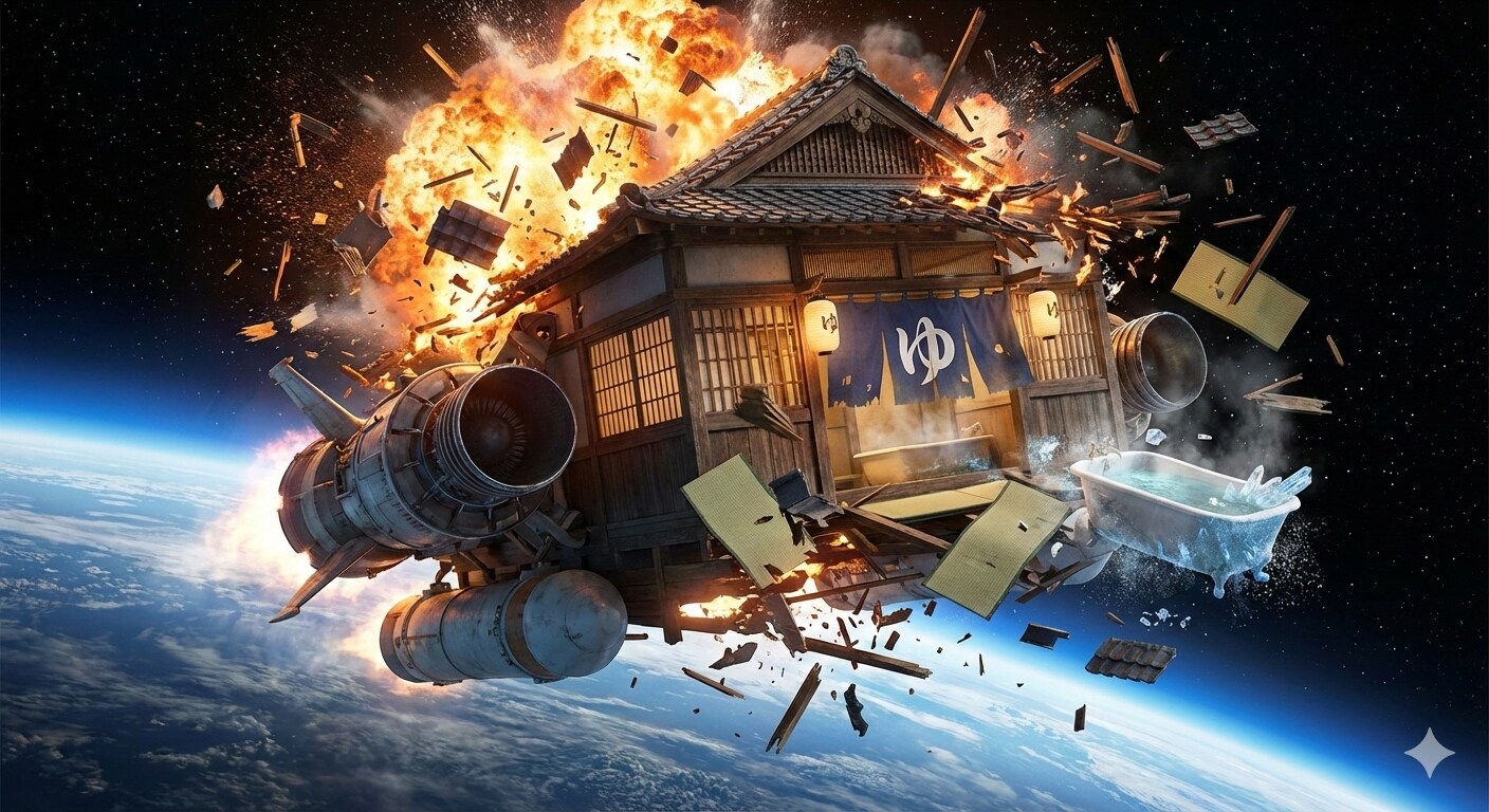 旅館、宇宙（そら）へ…