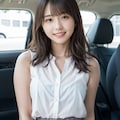 車内の彼女 4枚目