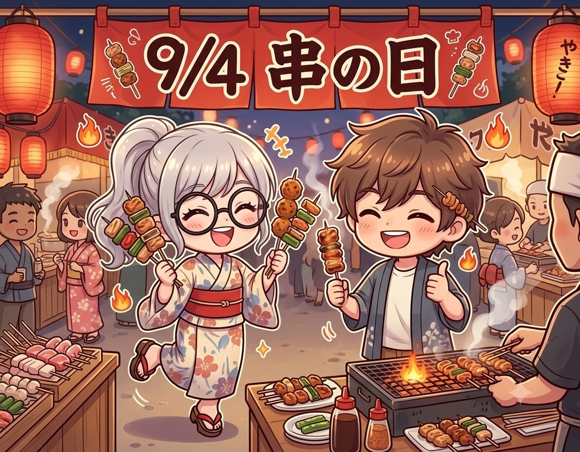 今日は「串の日」でもあります | の人気AIイラスト・グラビア
