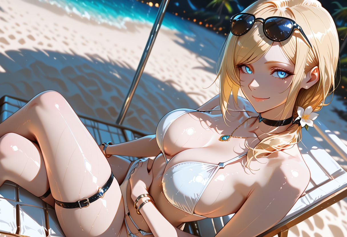 サングラス美女