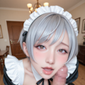 銀髪メイドのご奉仕 6枚目