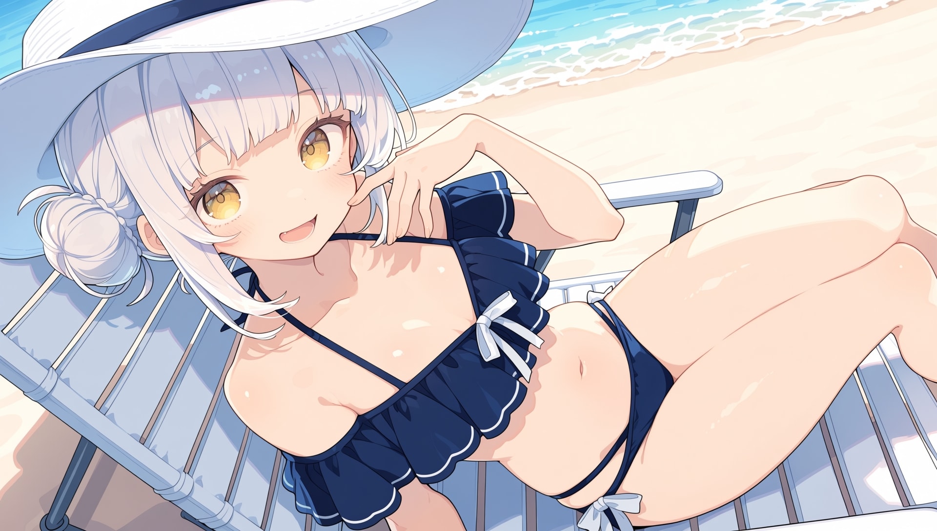 オフショルダー水着