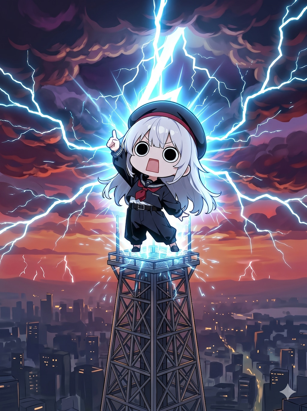 避雷針アルバイトをやってしまいよったえらいこっちゃ嬢