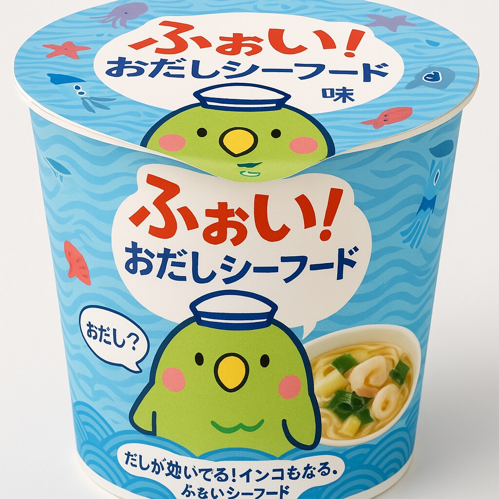 おだしシーフードカップ麺