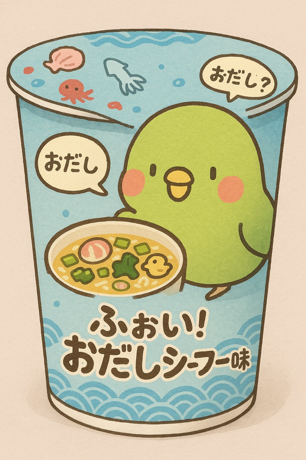 おだしシーフードカップ麺