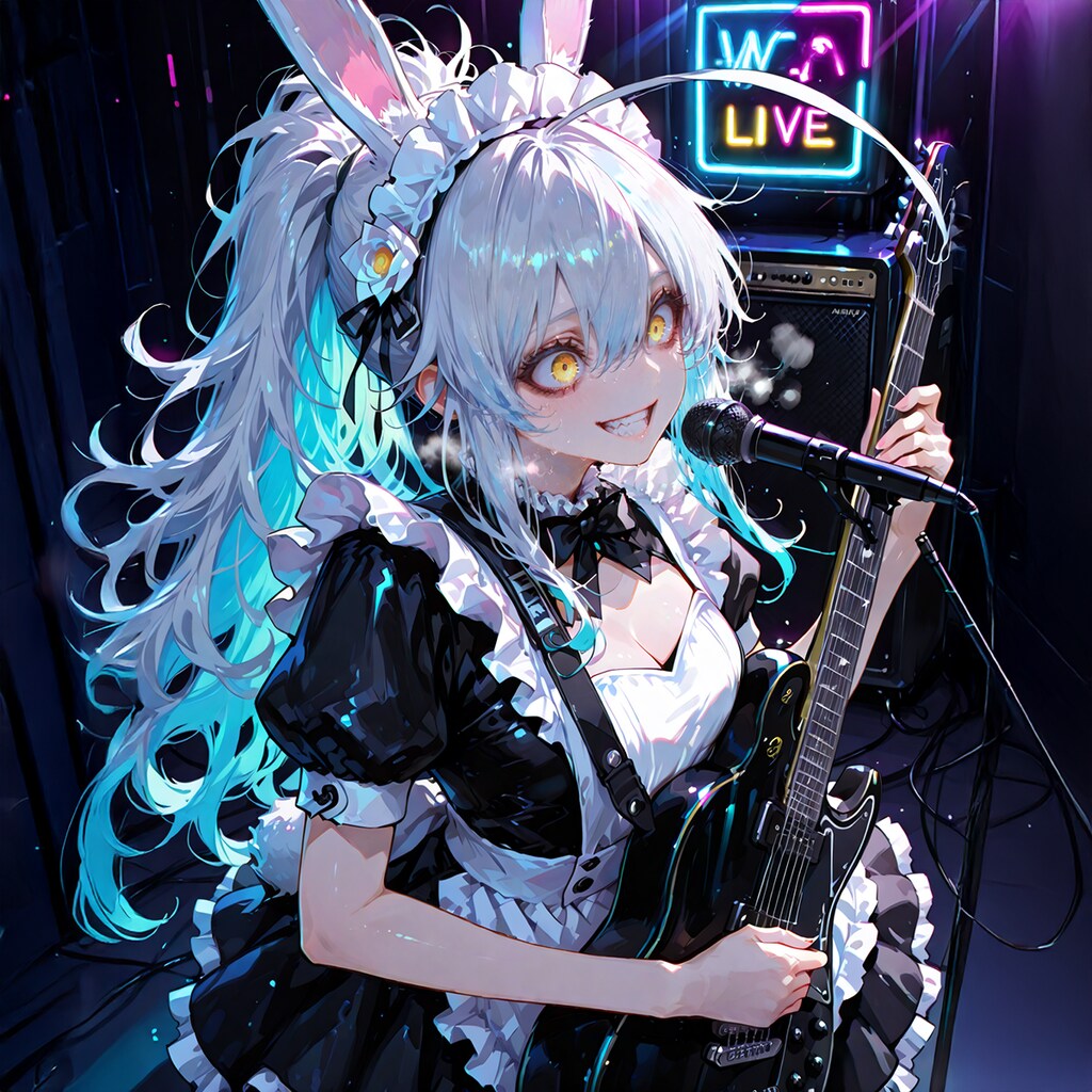 クレイジーなバニーもソフトクリームが欲しかった。