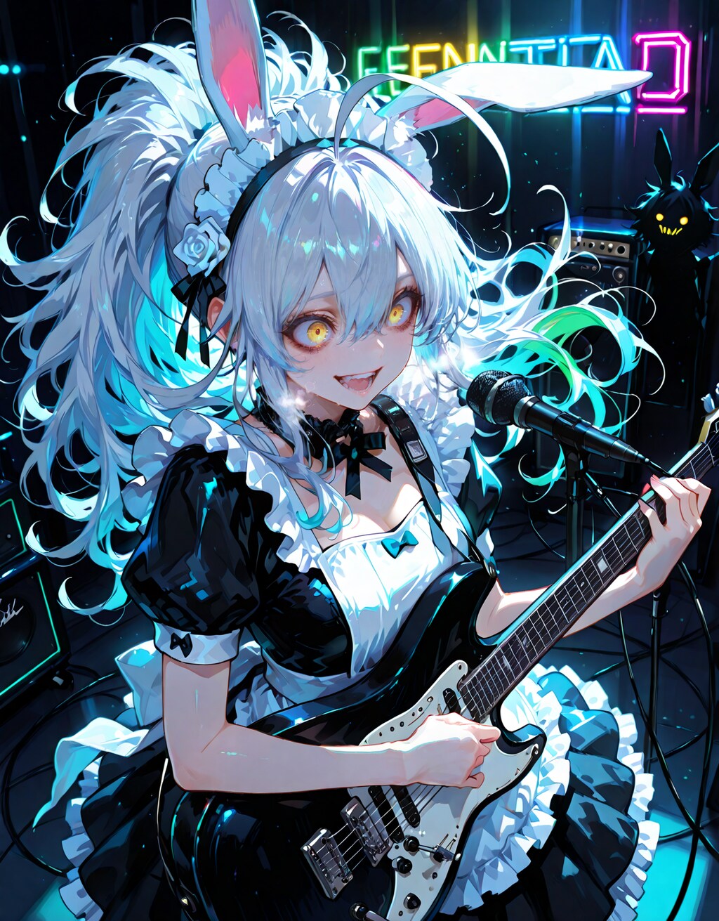 クレイジーなバニーもソフトクリームが欲しかった。