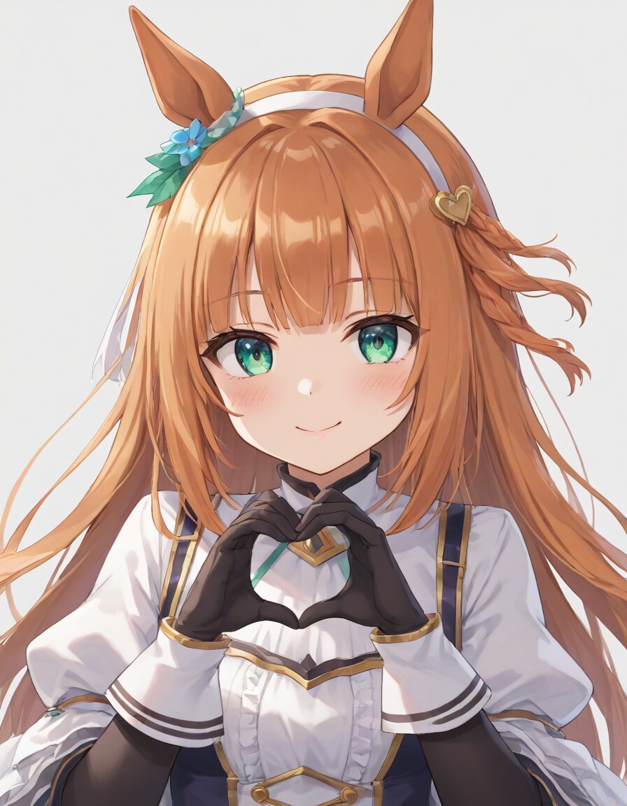 サイレンススズカ,手でハート | の人気AIイラスト・グラビア